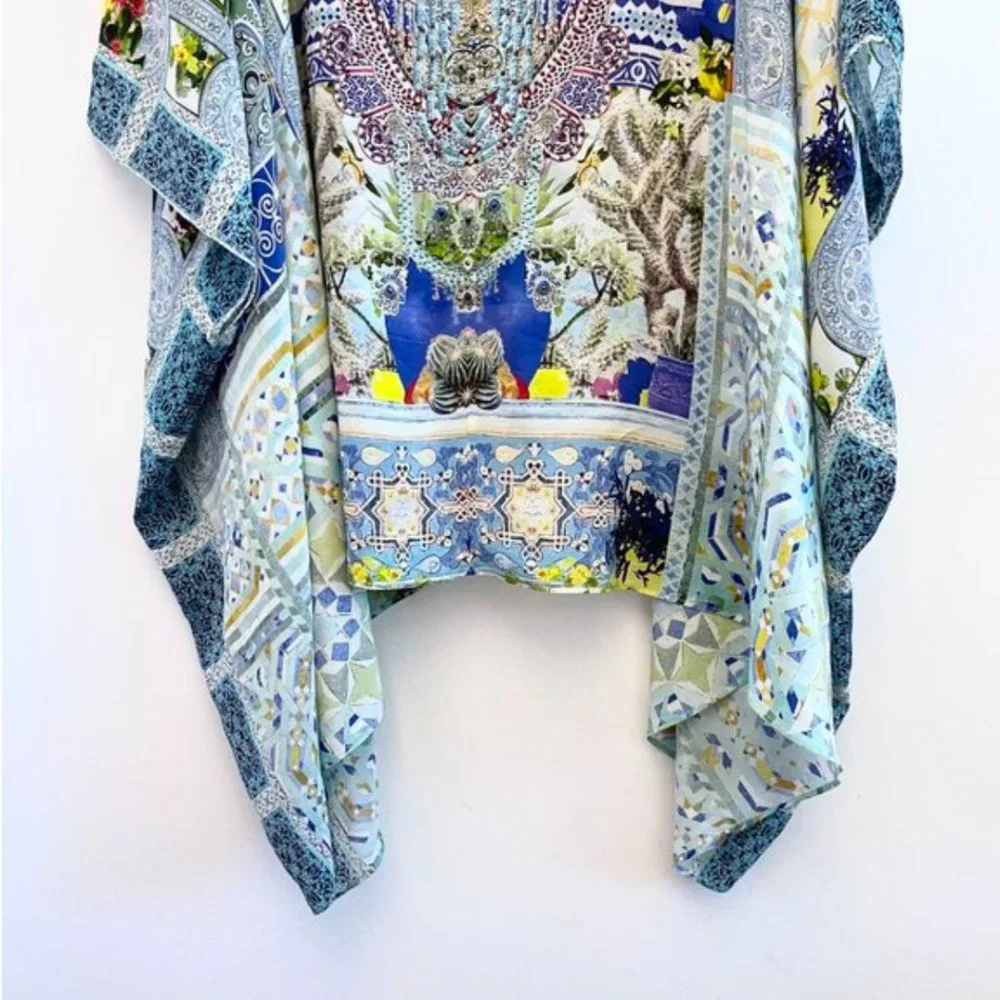 Auc Split Shoulder Kaftan- My Majorelle - Picture 10 of 16